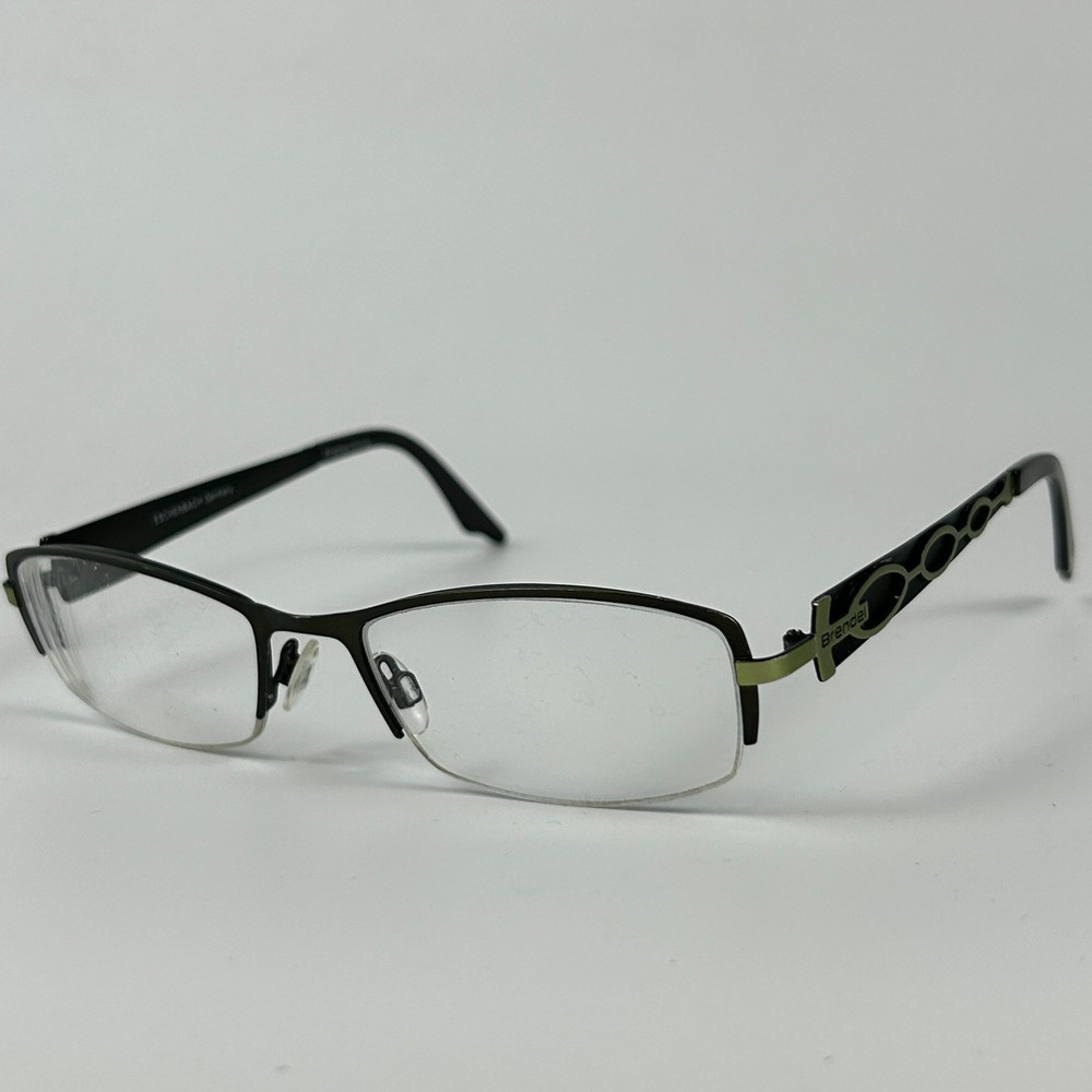Brendel 902085 Women's Eyeglasses Frame Black Plastic Half Rim 52-18-135 mm